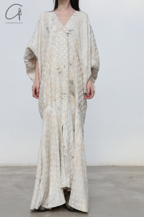 Mutedance Double-layer floral dyed handmade long skirt MD-MD23SS72-0 Bubble style PM109